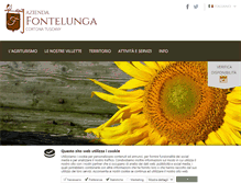 Tablet Screenshot of fontelunga.it